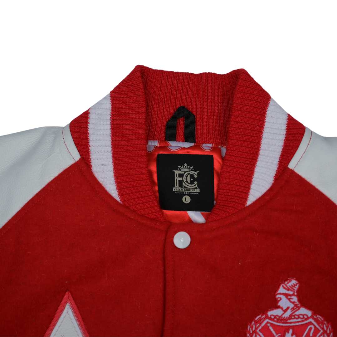 Delta Wool and Leather Letterman Jacket