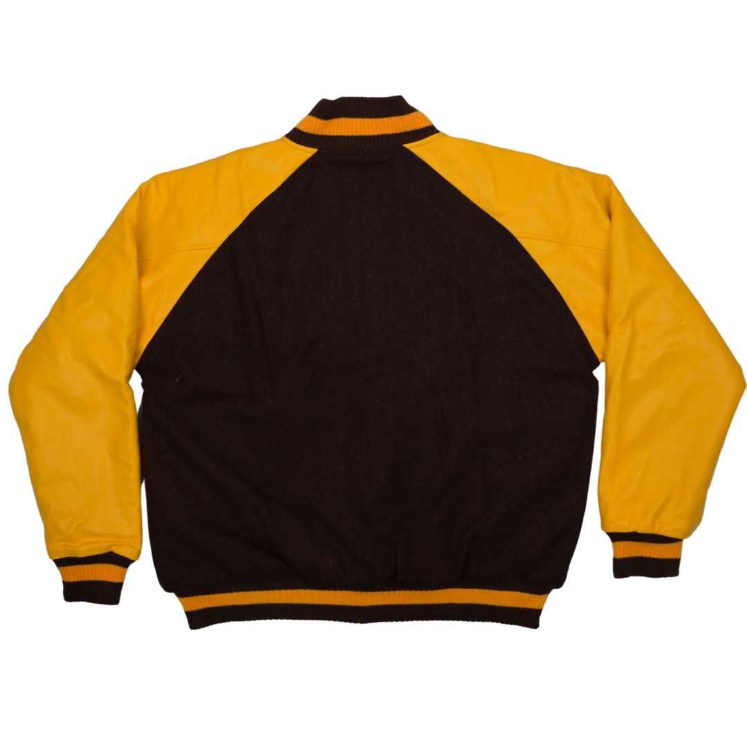 Iota Wool And Leather Letterman Jacket
