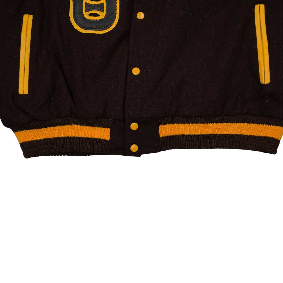 Iota Wool And Leather Letterman Jacket